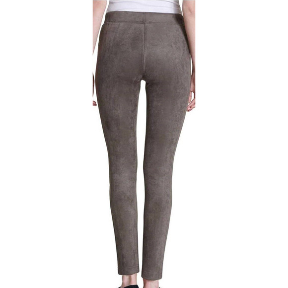 ANDREW Marc Taupe Pull On Super Soft Stretch Faux Suede Polyester Spandex  Large - Picture 2 of 7